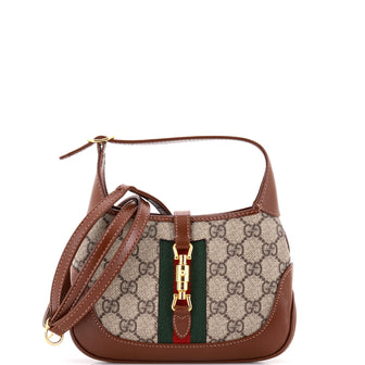 Gucci Jackie 1961 Hobo GG Coated Canvas Mini
