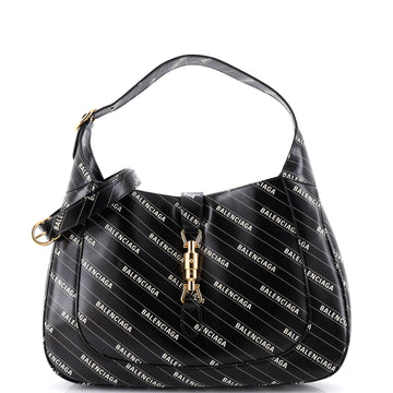 Gucci x Balenciaga The Hacker Project Jackie 1961 Hobo Printed Leather Medium