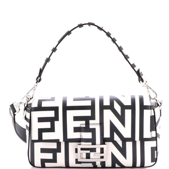 Fendi x Marc Jacobs Baguette NM Bag Printed Leather Medium