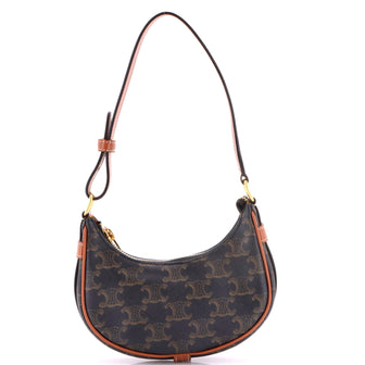 Celine Ava Bag Triomphe Coated Canvas Mini