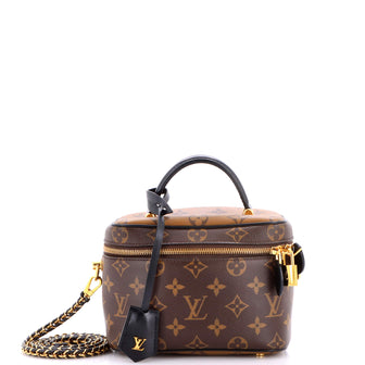 Louis Vuitton Vanity Handbag Reverse Monogram Canvas PM