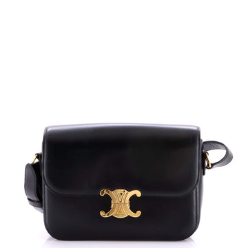 Celine Triomphe Shoulder Bag Smooth Calfskin Medium