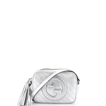 Gucci Blondie NM Camera Shoulder Bag Diagonal Quilted Leather Small