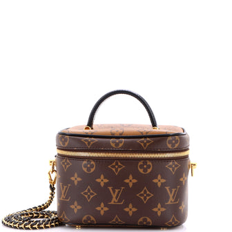 Louis Vuitton Vanity Handbag Reverse Monogram Canvas PM