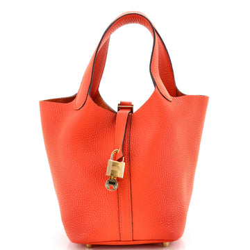 Hermes Picotin Lock Bag Clemence PM