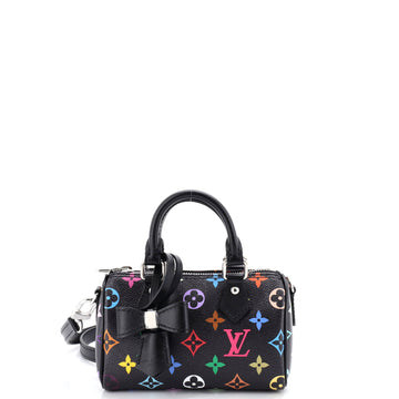 Louis Vuitton x Takashi Murakami Speedy Bandouliere NM Bag Monogram Multicolor Nano