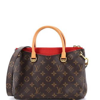 Louis Vuitton Pallas Tote Monogram Canvas with Leather BB