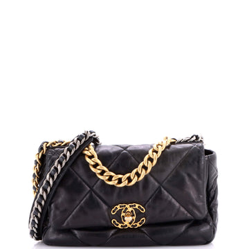 Chanel 19 Flap Bag Quilted Leather Medium