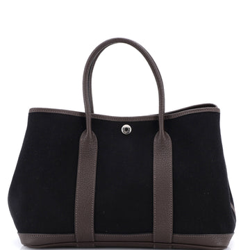 Hermes Garden Party Tote Toile and Leather 30
