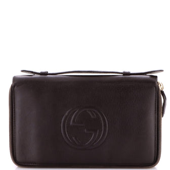 Gucci Soho Travel Organizer Wallet Leather