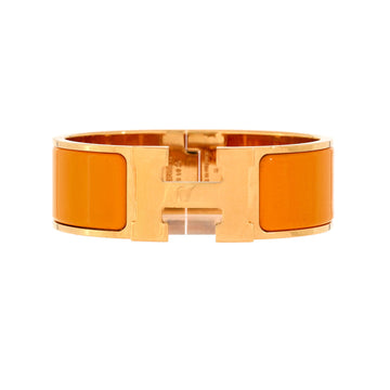 Hermes Clic Clac H Bracelet Metal and Enamel Wide