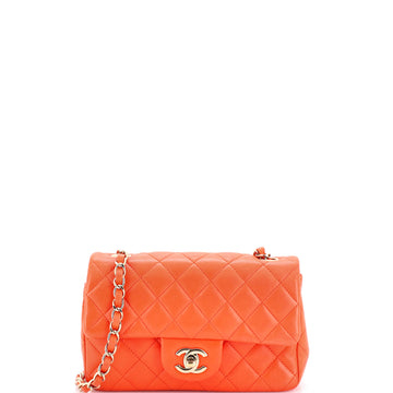 Chanel Classic Single Flap Bag Quilted Lambskin Mini