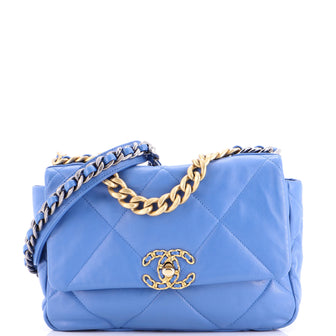 Chanel 19 Flap Bag Quilted Leather Medium