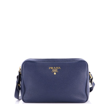 Prada Double Zip Camera Bag Vitello Daino