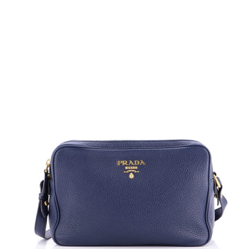 Prada Double Zip Camera Bag Vitello Daino