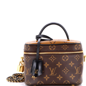 Louis Vuitton Vanity Handbag Reverse Monogram Canvas PM