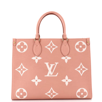 Louis Vuitton OnTheGo Tote Bicolor Monogram Empreinte Giant MM