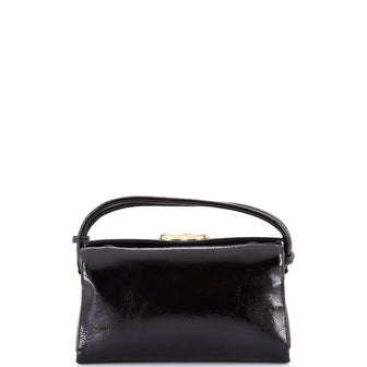 Gucci Double G Top Handle Bag Patent Medium