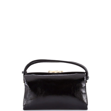 Gucci Double G Top Handle Bag Patent Medium