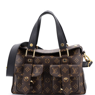 Louis Vuitton Manhattan NM Handbag Monogram Canvas with Leather