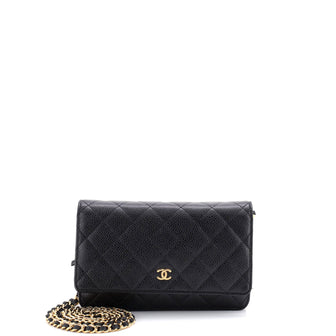 Chanel Wallet on Chain Quilted Caviar