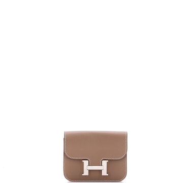 Hermes Constance Slim Wallet Evercolor