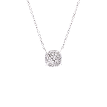 Tiffany & Co. Paloma Picasso Sugar Stacks Pendant Necklace 18K White Gold and Diamonds