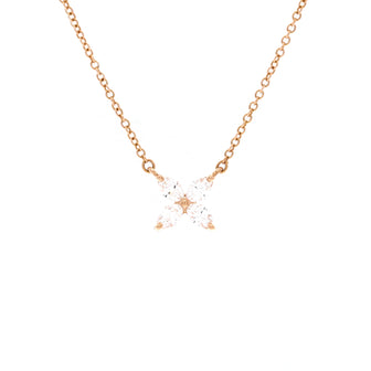 Tiffany & Co. Victoria Pendant Necklace 18K Rose Gold with Diamonds Small