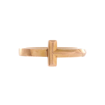 Tiffany & Co. T1 Ring 18K Rose Gold Narrow
