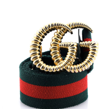 Gucci GG Torchon Web Belt Canvas Wide