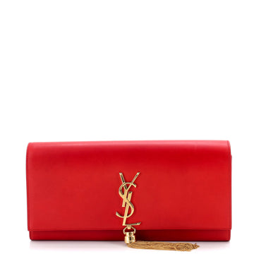 Saint Laurent Classic Monogram Clutch Leather Long