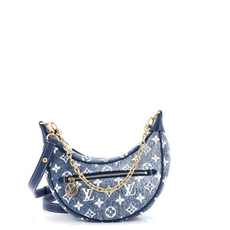 Louis Vuitton Loop Handbag Monogram Jacquard Denim