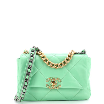 Chanel 19 Flap Bag Quilted Leather Medium