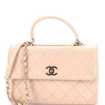 Chanel Trendy CC Top Handle Bag Quilted Lambskin Medium