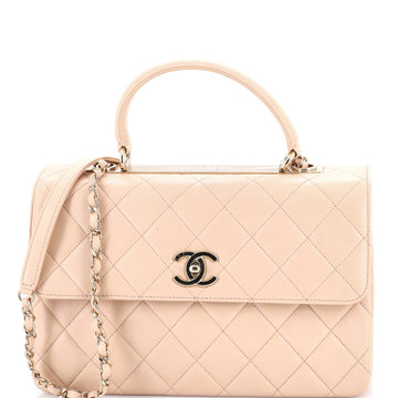Chanel Trendy CC Top Handle Bag Quilted Lambskin Medium