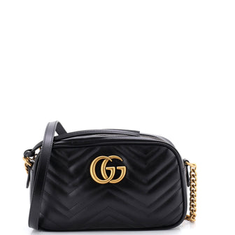 Gucci GG Marmont Shoulder Bag Matelasse Leather Small