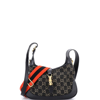 Gucci Jackie 1961 Hobo GG Denim Small