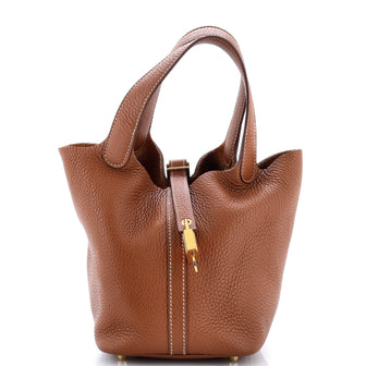 Hermes Picotin Lock Bag Clemence PM