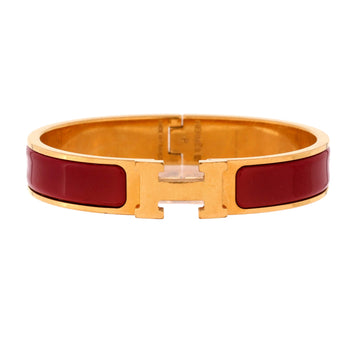Hermes Clic H Bracelet Enamel Narrow