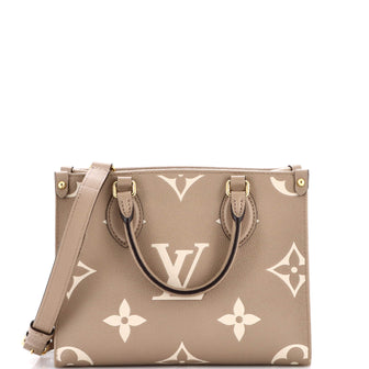 Louis Vuitton OnTheGo Tote Bicolor Monogram Empreinte Giant PM