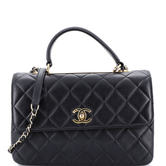 Chanel Trendy CC Top Handle Bag Quilted Lambskin Medium