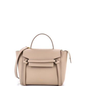 Celine Belt Bag Textured Leather Micro