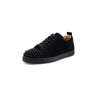 Christian Louboutin Men's Louis Junior Spikes Sneakers Suede