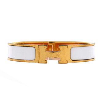Hermes Clic H Bracelet Enamel Narrow
