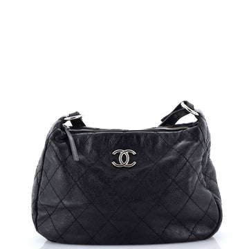 Chanel On The Road Hobo Quilted Leather