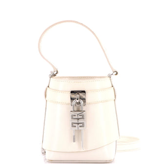 Givenchy GV Shark Lock Bucket Bag Leather Micro