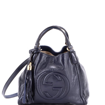 Gucci Soho Convertible Shoulder Bag Patent Small