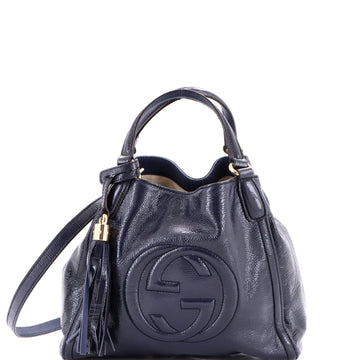 Gucci Soho Convertible Shoulder Bag Patent Small