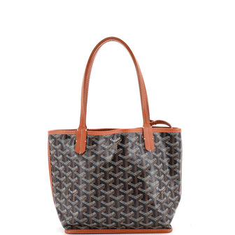 Goyard Anjou Reversible Tote Coated Canvas Mini