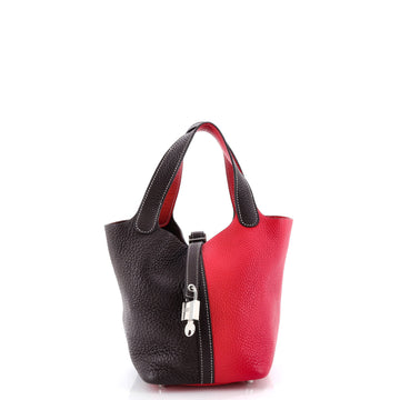 Hermes Picotin Lock Bag Bicolor Clemence PM